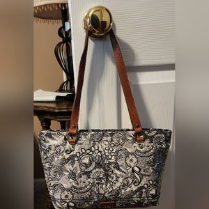 Sakroots Navy Spirit Small Bag.